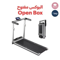 Foldable Walking Pad Treadmill for Home Fitness 120Kg Capacity - Silver ( Open Box )